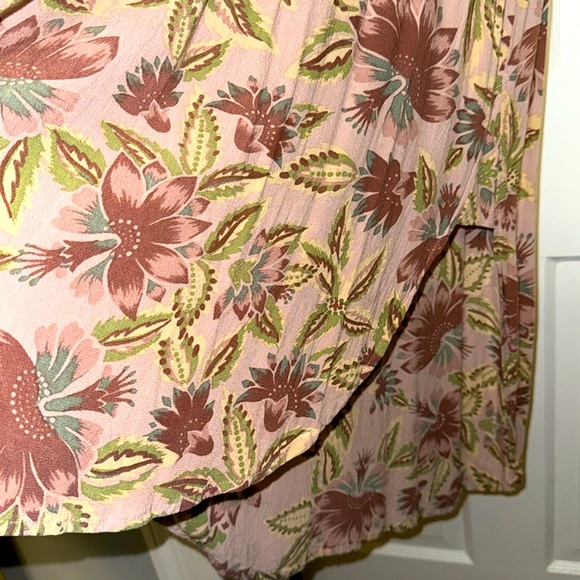 FAITHFULL THE BRAND PINK FLORAL MAXI DRESS - Picture 4 of 6